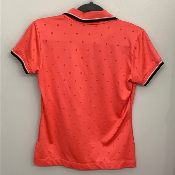 Nike coral dri-fit womens performance golf polo shirt - Picture 2 of 3